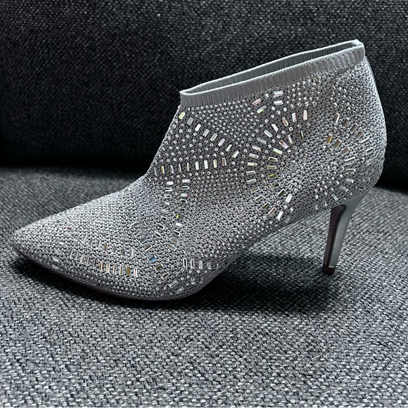 Lauren Lorraine Rhinestone Ankle Boot Size 10 - Picture 6 of 13
